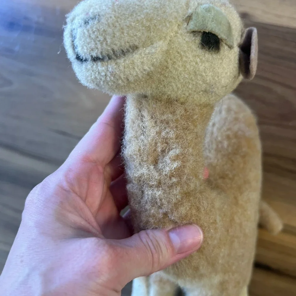 Vintage Merrythought Ironbridge Shrops Dromedary Camel Plush Made In England